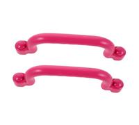 VICASKY Kids Playground Safety Handles and Plastic Climbing Frame Accessories Non-slip Hand Grips for Indoor Outdoor Playset Ladder Handles Pink