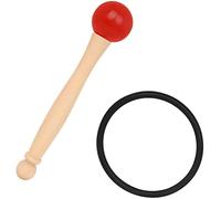 VICASKY Knock Stick Crystal Bowl Rubber Ring Wooden Handle Singing Bowl Mallet Music Therapy