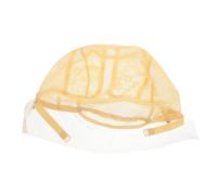 VICASKY Lace T-shape Wig Cap with Stretchy Elastic Nylon Mesh Invisible Stocking Cap for Women Handmade Breathable Wig Liner Beige