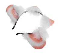 VICASKY Lamb Ear Headband Sheep Cosplay Prop Cute Face Washing Headband Animal Costume Headwear for Halloween Christmas Party Theme