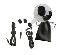 VICASKY Lapel Microphone Professional Clip Mic Long Wire Microphone Designed as Collar for Vlogging and Recording Singing Includes Pu Bag and Conversion Head