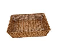 VICASKY Large-capacity Woven Storage Basket for Desktop Sundries Organizer Multifunctional Natural Texture Container for Home Kitchen Bathroom Suitable for Books Magazines and Daily