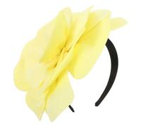 VICASKY Large Flower Cocktail Hat Headband with Delicate Detailing and Comfortable Polyester Fiber Material, Elegant Floral Hairband for Women Suitable for Bridal Wedding and Christmas