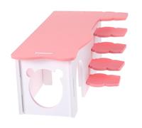 VICASKY Large Hamster Hiding House Ladder Two-Story Guinea Pig Nest Plastic Maze Toy for Small Animals for Hamsters and Mice PET Cage Decor