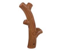 VICASKY Large Yellow Realistic Dog Chew Branch with Antler Bone Shape for Aggressive Chewers, Sturdy Wood Fiber Interactive Chewing for Medium to Large Dogs