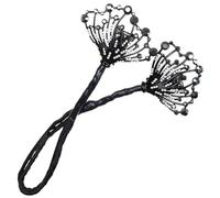 VICASKY Lazy Hair Bun Former Hair Bun Making Tool Black Fabric Fashion Chic Elegant Easy to Carry for Daily Life and Wedding Use