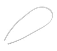 VICASKY LED Track Channel Diffuser, Plastic LED Strip Sleeve, PVC Soft Rubber Curved Linear Light Trough Cover Plate, Protects LED Strips, Flexible, for Home Office Ceiling Lighting