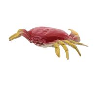 VICASKY Lifelike Artificial Crab Decor with Realistic Textures and Colors Lightweight Ocean Animal Figurine for Photography Props Home Beach-themed Parties and Educational Displays
