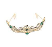 VICASKY Lightweight Bridal Tiara Crown Rhinestone Wedding Hair Accessory for Brides Birthday Queens Comfortable Elegant Headpiece for Updos and Loose Waves