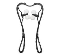 VICASKY Lightweight Portable Manual Neck Massager Roller with 4 Pp Balls for Deep Tissue Relief and Shiatsu Massage, Practical Home Massage Tool for Adults