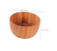 VICASKY Lightweight Wooden Shaving Bowl for Men Solid Wood Beard Bubble Container for Rich Foam Portable Shave Soap Bowl for Daily Grooming and Travel