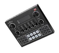 VICASKY Live Sound Recording Sound Computer Channel Mixer Audio Card Suitable for Streaming Gaming Music Production