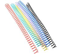 VICASKY Loose Leaf Binder Rings and Notebook Binding Plastic 6pcs, Lightweight Practical Book Clips Rings Organization Binder Accessories for School Season Decor, Home and Office