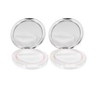 VICASKY Loose Powder Case 2 Sets Portable Refillable Powder Storage Box with Mesh Sifter and Puff for Travel Makeup 5g Ultra-thin Flip Cover