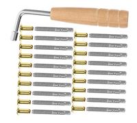 VICASKY Lyre Turn Pin Nail Lyre Harp Tuning Pin Professional Nail Harp Turn Supply