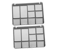 VICASKY Magnetic Eyeshadow Palette Empty Pans 2pcs 10-color Makeup Tray Diy Cosmetic Storage for Professional Artists and Travel Use
