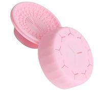 VICASKY Makeup Brush Cleaner Mat Silicone Dual-use Brush Cleaning Box Pink Travel Makeup Supply Tool