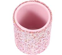 VICASKY Makeup Brush Storage Box Portable Holder Case for Small Makeup Brushes Decorative Glitter Bucket Lid and Travel Use