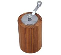 VICASKY Manual Coffee Grinder Portable Handheld Burr Mill for Coffee Beans Pepper Sea Salt and Spices Compact Wooden Stainless Steel Kitchen Tool for Indoor Outdoor Use
