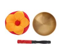 VICASKY Manual Tapping Yoga Bowl Handmade Meditation Bowl for Buddhist Decor Singing Spiritual Decor