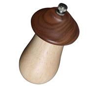 VICASKY Manual Wooden Pepper Salt Grinder Mill Refillable Kitchen Spice Grinder with Smooth Surface Simple Design for Easy Cleaning Practical Seasoning Shaker Bottle for Home Cooking