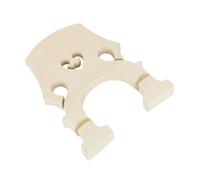 VICASKY Maple Wood Violin Bridge Replacement with Brass Adjuster, Lightweight Portable Part for Improved Sound, British English Style for Violin Setup and Repair