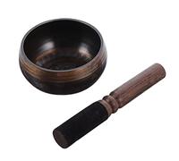 VICASKY Meditation Music Bowl Tibetan Singing Bowl Wooden Rod Buddha Decor for Relaxation