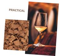 VICASKY Medium Toasted French Oak Chips for Home Brewing Whiskey Aging and Red Wine Making Accessory Enhances Aroma and Flavor Reusable Wine Supply Chips for Cabernet