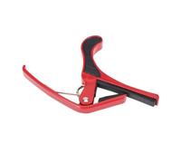 VICASKY Metal Acoustic Guitar Capo for Banjo and Ukulele with Quick Release and Easy Repositioning Professional Guitar Capo in Red Metal Material