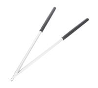 VICASKY Metal Drum Stick for Jazz Drumming Practical Percussion Instrument Stick Silver Material