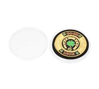 VICASKY Metal Poker Card Guards with Commemorative Luck Coins for Texas Hold'em Reusable Poker Card Protector Accessories for Game Collectors