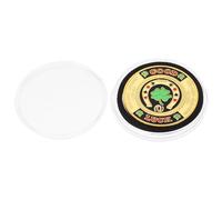 VICASKY Metal Poker Card Protector with Good Luck Souvenir Coins, Poker Chip Guard Accessory for Texas Hold'em, Game Card Guards Set (11 Pieces)