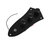 VICASKY Metal Volume Control Board for Electric Bass Bass Potentiometer Control Shifter Circuit Assembly Black
