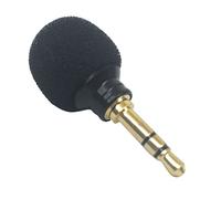 VICASKY Microphone Miniature Laptop Stereo Mic, Mini Phone to and for Mobile 50g Metal Clip, Improve Audio Quality, Easy Use Lightweight Black Chatting and Voice Recording