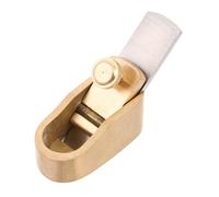 VICASKY Mini Brass Woodworking Plane for Violin Making Ergonomic Thumb Design Precision Manual Hand Planer Tool for Fingerboard Shaping Compact Luthier Instrument