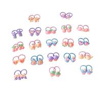 VICASKY Mini Hair Elastics for Girls 40pcs Hair Ties Ponytail Holders Gentle Materials