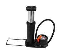 VICASKY Mini Portable High Pressure Foot Pump with Barometer Compact Bike Tire Inflator for Bicycles Electric Vehicles and Inflatables Lightweight and Durable Design Black