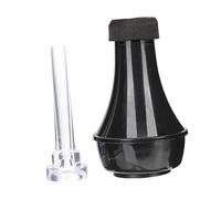 VICASKY Mini Trumpet Straight Mute Set Plastic Trumpet Practice Mute Standard Mouthpiece Brass Instrument Accessory Quiet Playing