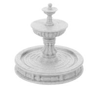 VICASKY Mini Water Fountain Resin Tabletop Fountain with Silent Operation and Easy Maintenance, Microvilla Landscape Design for Garden or Square Outdoor Water Feature Decoration