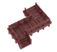 VICASKY Miniature Bridge Ornament Retro Chinese Arch Bridge Figurine for Micro Landscape Decor Accessory for Dollhouse Garden and Aquarium Decoration