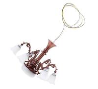 VICASKY Miniature Ceiling Lamp for Sand Table Scenes with Metal and ABS Construction, Simple Structure and Easy to Maintain, for Dollhouse Decoration and Micro Landscaping Lighting