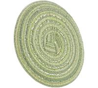 VICASKY Miniature Dollhouse Floor Mat Green Nordic Style Mini House Carpet Mini Decoration Accessory for Dollhouse Scenes