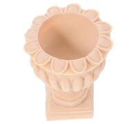 VICASKY Miniature Plant Pot Roman Pillar Flower Pot Realistic Dollhouse Decoration Abs Material Miniature Holder for Home Table Decor for Micro Landscaping and Garden Accessories
