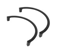 VICASKY Minimalist Semi Circle Aluminum Alloy Cabinet Pull Handles Comfortable Grip Dual Round Drawer Pulls for Kitchen Bedroom Bathroom and Living Room Furniture