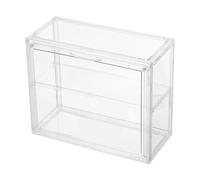 VICASKY Model Car Display Box and Maximized Display Capacity Acrylic Double Layer with Easy Assembly Stylish and Elegant Showcase for Mini and Die Cast Model Vehicles, for Office Or