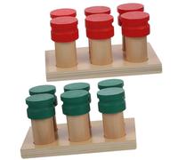 VICASKY Montessori Wooden Sensory Learning for Fine Motor Skills Development Educational Smell Preschool Creativity Game