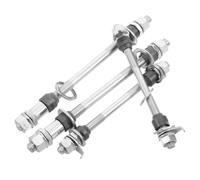 VICASKY Mountain Bike Axles with Integrated Waterproof Caps 4pcs Solid Steel Front and Rear Multi-layer Sealed Design for Enhanced Wheel Rigidity and Extended Axle Life, for Offroad