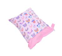 VICASKY Multi-Function Diaper Organizer Wet Bag with Dual Zippered Pockets Large Capacity Storage for Diapers Clothes Convenient Stroller Hanging Bag