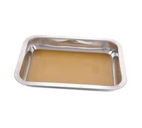 VICASKY Multi Functional Stainless Steel Dissecting Tray with Polished Surface Ergonomic Design for Biology Labs Teaching and Research Safe Dissection Plate
