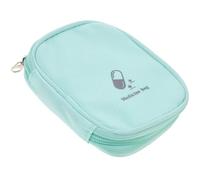 VICASKY Multi-Purpose Storage Bag Sundries Pouch Zip Design Wear Resistant Oxford Cloth Polyester Fiber Aluminum Alloy Light Weight Green for School and Car First Aid